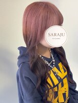 サラジュ 仁川店(SARAJU) 【ブリーチ特化】今田担当 ブリーチありデザイン×ルーツカラー