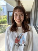 イエローカラーなロングヘア