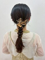 リム(Limb)&nbsp;ヘアセット　お呼ばれヘア　編み下ろし