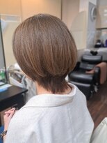 ルナ 大船店(LUNA) 明るめ白髪染めの上品くびれウルフボブ