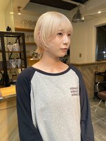 チックタック モーガン エアライン(TICK-TOCK MORGAN airline)&nbsp;ミルクティーベージュ×ショートレイヤー