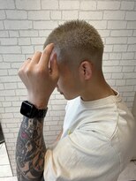 ミラーズ トーキョー(millors tokyo)&nbsp;メンズおしゃれボウズ×ブリーチカラー