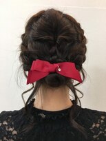 クアトロ グランシュ 川崎店(QUATRO × GranCieux)&nbsp;編み込みアレンジ