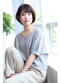 ナチュラルショートボブ