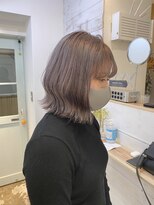 レンク(LENC)&nbsp;ブリーチカラー×ホワイトカラー×ラベージュ×アリサ