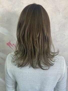 エルズ ヘアー L's hair ハイライト　アッシュベージュ