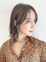 ガーデン ムサシコスギ(GARDEN MUSASHIKOSUGI) 艶感切りっぱなしボブ/グレーベージュ/イメチェンヘアスタイル/