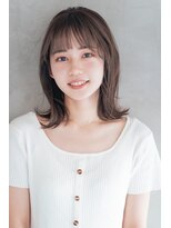 LIBERTE銀座　大人可愛い外ハネ×ダークアッシュブラウン