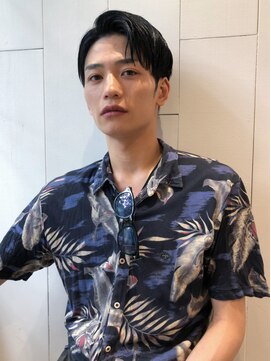 バイフィフス 原宿/表参道(by fifth) センターパートツイストスパイラルパーマメンズマッシュパーマ