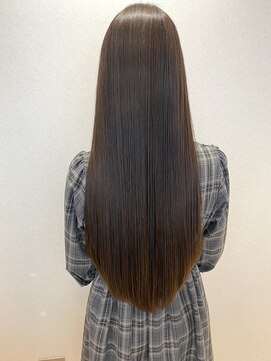 ジーナ 船橋(Zina) 艶髪/オリーブベージュ×カスタマイズ髪質改善