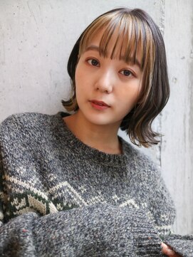 ダヴィン 中目黒(DaVin) 【DaVin中目黒】人気外ハネボブ インナーカラー