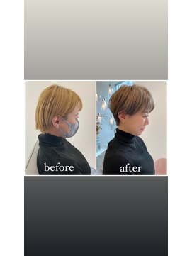 モナバイルーブル(MONA by Louvre) 【MONA】ミルクティベージュショート