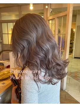 エイミーバイアフロート(amie  by afloat) ハイトーンでも上品に◎ピーチブロンドベージュ