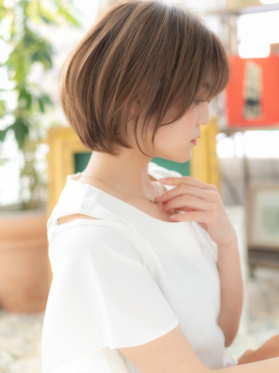 □フレンチガーリーマッシュボブショート52☆上尾20代30代40代