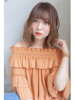 ロンドカスティーヨ 四日市(Lond castillo)&nbsp;ロンドカスティーヨ佐次田耳掛けミディ外ハネボブペールベージュ