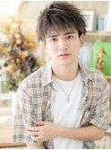 オリーブグレージュ韓国風ツーブロックパーマa浦和10代20代30代