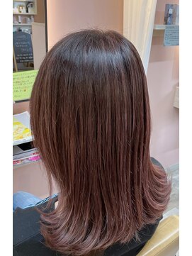 スリーバイエイム(03 eim) 白髪ぼかしハイライト＊pink beige