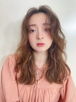 アミー 銀座(Ammy)&nbsp;【コテ巻き風パーマ×シフォンベージュ】