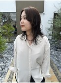 パーマ・ミディアムパーマ・ブラウンカラー【SAHO】