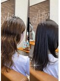 髪質改善カラー