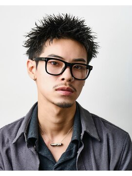 オーシャントーキョー ホワイト 原宿(OCEAN TOKYO WHITE) スパイキーショート アップバング メンズショート