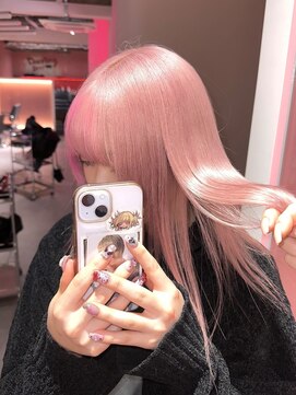 ダズリングディア(Dazzling Deer) ロング/ホワイトピンク/似合わせカット