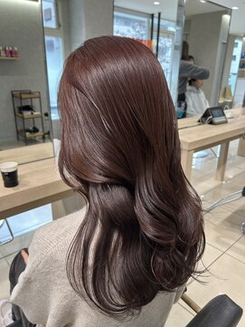 アッシュ 高幡不動店(Ash) 韓国ヘア髪質改善ブリーチなしダブルカラーラベンダーピンク