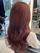 インク サカエ(inq sakae)&nbsp;ブリーチ1回ダブルカラーローズピンク