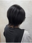ミディアムくびれレイヤースタイル