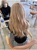 ホワイトピンク_ハイトーン_似合わせカラー_ブリーチ