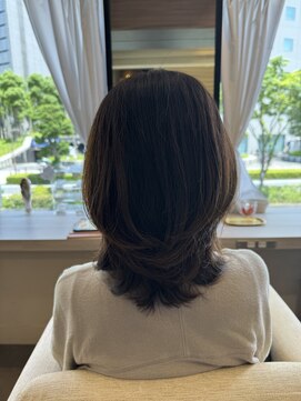 トゥ ルーチェ(tu.luce) 【中村　川崎】デジタルパーマのミディアムレイヤー