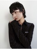 天神顔周りレイヤーカットレディースパーマウルフカットショート
