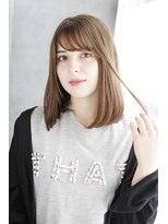 シュシュット(chouchoute) ミニウルフホワイトグレージュデジタルパーマチェリーブラウン07