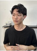 毛流れパーマ/ニュアンスパーマ/メンズパーマ/心斎橋美容室