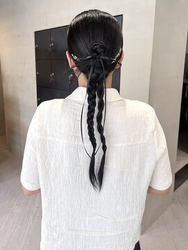 ヘアー アイス ルーチェ(HAIR ICI LUCE) ヘアセット/結婚式参列セット/ヘアアレンジ/カチモリ/堀場