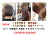 【平日限定】カット+トステア美髪酸性ストレート+頭浸浴+バブル 20240円