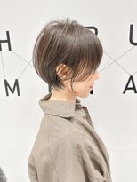 ハルキミナト ジャパン ヨコハマ(HARUKI MINATO japan YOKOHAMA)&nbsp;大人ショート/縮毛矯正/学割U24/ブルーカラー/くすみベージュ