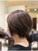 ショート×ラベンダーブラウン