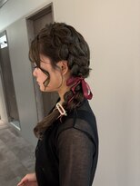 ポノ(po_no)&nbsp;サイド編み込み編みおろし