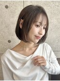 【Ratie】ふんわり大人ボブ×透け感バング