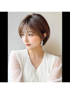 アクタノイドエット(acta noid etto) ミディアムヘア/暗めカラー/グランマッシュ/姫路駅