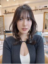 ロンドアベニール 北千住(Lond avenir)&nbsp;ミディアムレイヤーカット/レイヤー/顔周り/韓国/髪質改善北千住