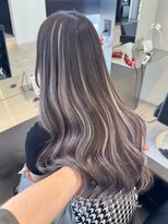 ラピステン 福岡天神 大名店(Lapis) エクステ/グレージュ/シルバー/ダブルカラー/ハイライト