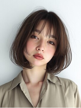 アンドレイ 表参道(andrey) 着物ヘア/大人ガーリー/ダークアッシュ/似合わせカット/表参道