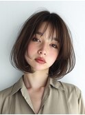 着物ヘア/大人ガーリー/ダークアッシュ/似合わせカット/表参道
