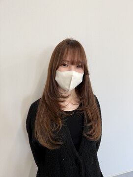 ラーム 福岡香椎店(rame) ピンクベージュカラー/レイヤー