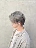 ナチュラルセンターパート×ハイトーン