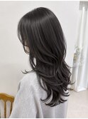 ハイライトバレイヤージュダブルカラーケアブリーチ20代30代