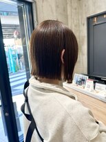 フィルムス ヨコハマ プラス(FILMS 横浜 +)&nbsp;ミルクブラウン/ボブ／オリーブページュ/ブリーチなし/横浜+