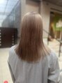 アンジェリカ 近鉄奈良店(ANGELICA)&nbsp;1ブリーチのbeige color♪透明感が可愛いです